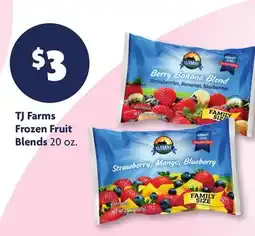 Family Dollar TJ Farms Frozen Fruit Blends offer
