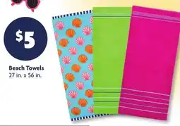 Family Dollar Beach Towels offer