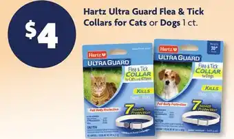 Family Dollar Hartz Ultra Guard Flea & Tick Collars for Cats or Dogs offer