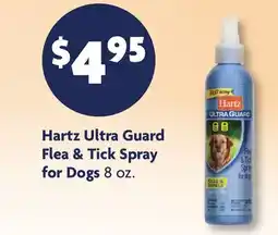 Family Dollar Hartz Ultra Guard Flea & Tick Spray for Dogs offer