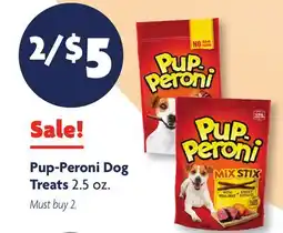 Family Dollar Pup-Peroni Dog Treats offer