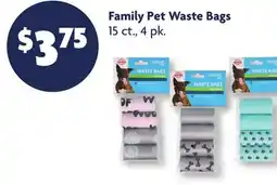 Family Dollar Family Pet Waste Bags offer