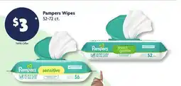 Family Dollar Pampers Wipes offer