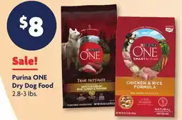 Family Dollar Purina ONE Dry Dog Food offer