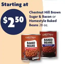 Family Dollar Chestnut Hill Brown Sugar & Bacon or Homestyle Baked Beans offer