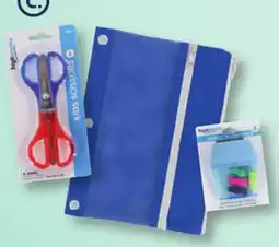 Family Dollar Kids Scissors 2 pk., 3‑Ring Zipper Pouch or Pencil Sharpener with Erasers offer