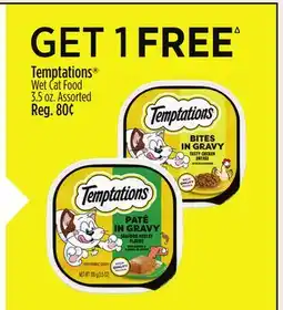 Dollar General Temptations Wet Cat Food offer