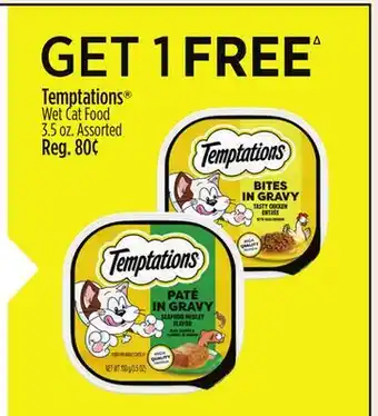 Dollar General Temptations Wet Cat Food offer