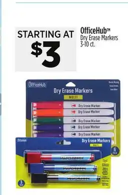 Dollar General Office Hub Dry Erase Markers offer