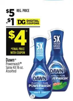 Dollar General Dawn Powerwash Kit offer