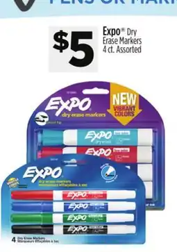 Dollar General Expo Dry Erase Markers offer
