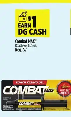 Dollar General Combat MAX Roach Gel offer