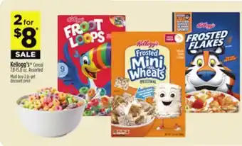 Dollar General Kellogg's Cereal offer