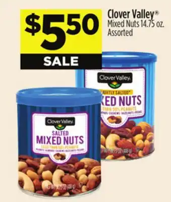 Dollar General Clover Valley Mixed Nuts offer