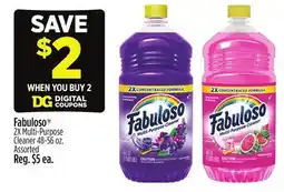 Dollar General Fabuloso 2X Multi-Purpose Cleaner offer