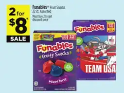 Dollar General Funables Fruit Snacks offer