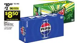 Dollar General Pepsi or Mountain Dew offer
