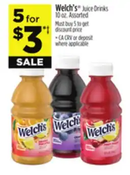 Dollar General Welch's Juice Drinks offer