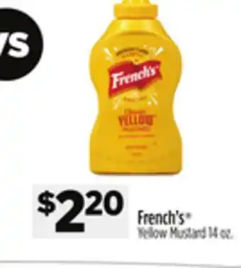 Dollar General French's Yellow Mustard offer