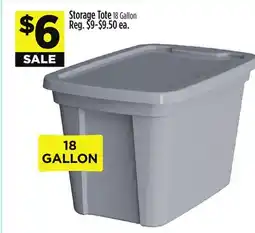 Dollar General Storage Tote offer