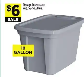 Dollar General Storage Tote offer