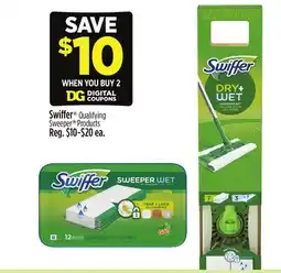 Dollar General Swiffer Qualifying Sweeper Products offer