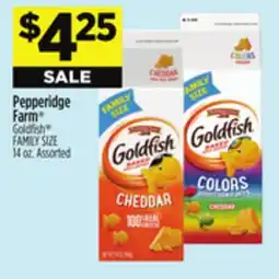 Dollar General Pepperidge Farm Goldfish FAMILY SIZE offer