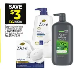 Dollar General Dove or Dove Men + Care offer