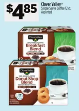 Dollar General Clover Valley Single Serve Coffee offer