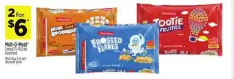 Dollar General Malt-O-Meal Cereal offer