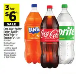 Dollar General Coca-Cola , Sprite , Fanta , Barq's , Mello Yello or Seagram's offer