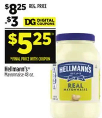 Dollar General Hellmann's Mayonnaise offer