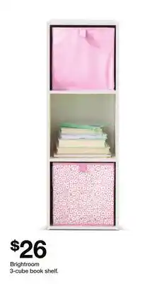 Target Brightroom 3-cube book shelf offer