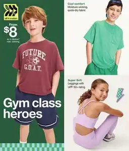 Target All In Motion kids' clothing offer