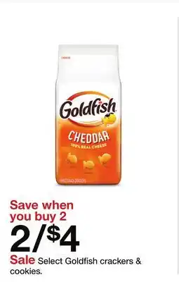 Target Select Goldfish crackers & cookies offer