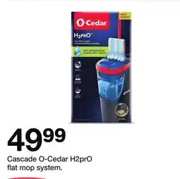 Target Cascade O-Cedar H2prO flat mop system offer