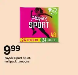 Target Playtex Sport 48-ct. multipack tampons offer