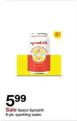 Target Select Spindrift 8 pk. sparkling water offer