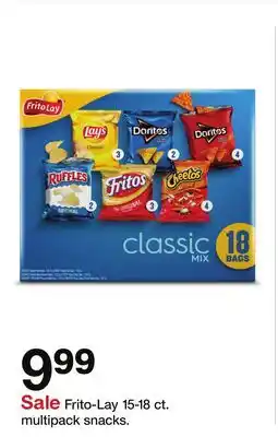 Target Frito-Lay 15-18 ct. multipack snacks offer