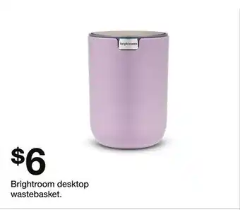Target Brightroom desktop wastebasket offer