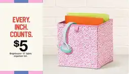 Target Brightroom 11 fabric organizer bin offer