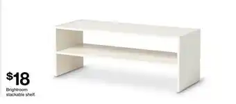 Target Brightroom stackable shelf offer