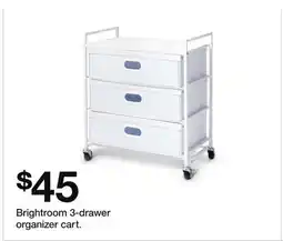 Target Brightroom 3-drawer organizer cart offer