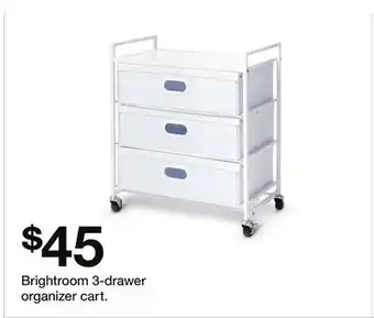 Target Brightroom 3-drawer organizer cart offer