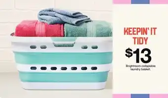 Target Brightroom collapsible laundry basket offer