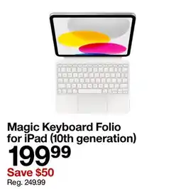Target Magic Keyboard Folio for iPad (10th generation) offer