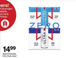 Target Select Michelob Ultra 12-pk. beer offer