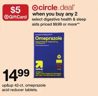 Target up & up 42-ct. select digestive health & sleep aids offer