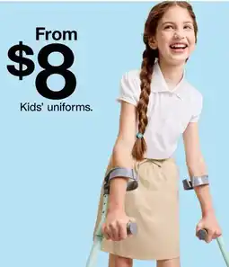 Target Kids' uniforms offer