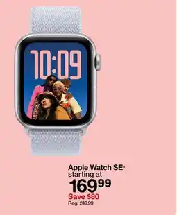 Target Apple Watch SE offer